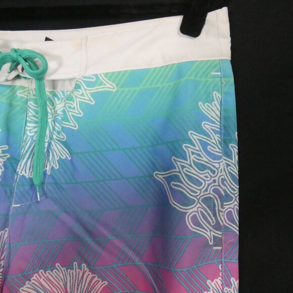 GEORGE | medium | Tropical Gradient Swim Shorts *stained waistline - Picture 5 of 15